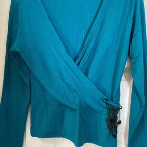 Turquoise Blouse